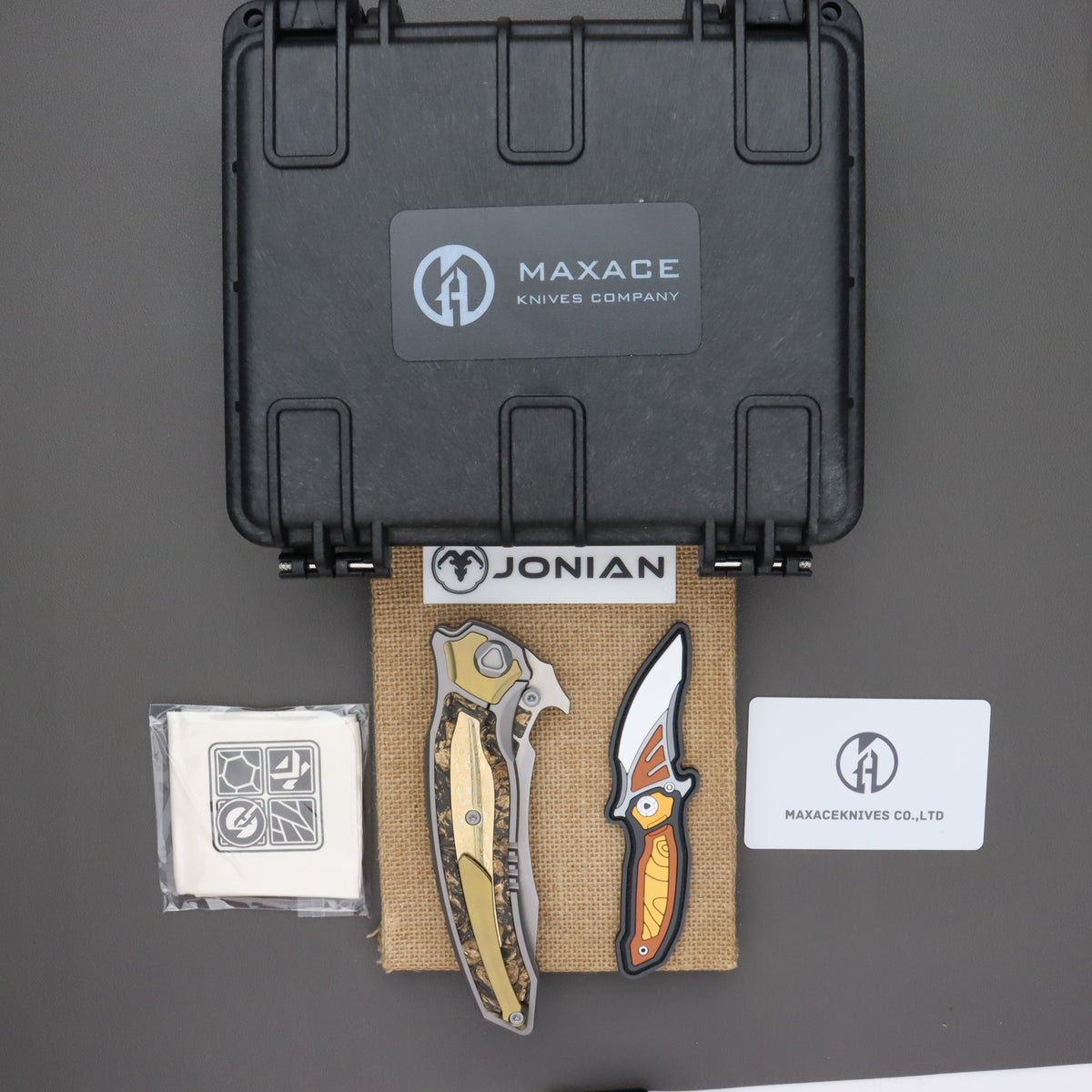 Maxace Rhino Copper Damascus