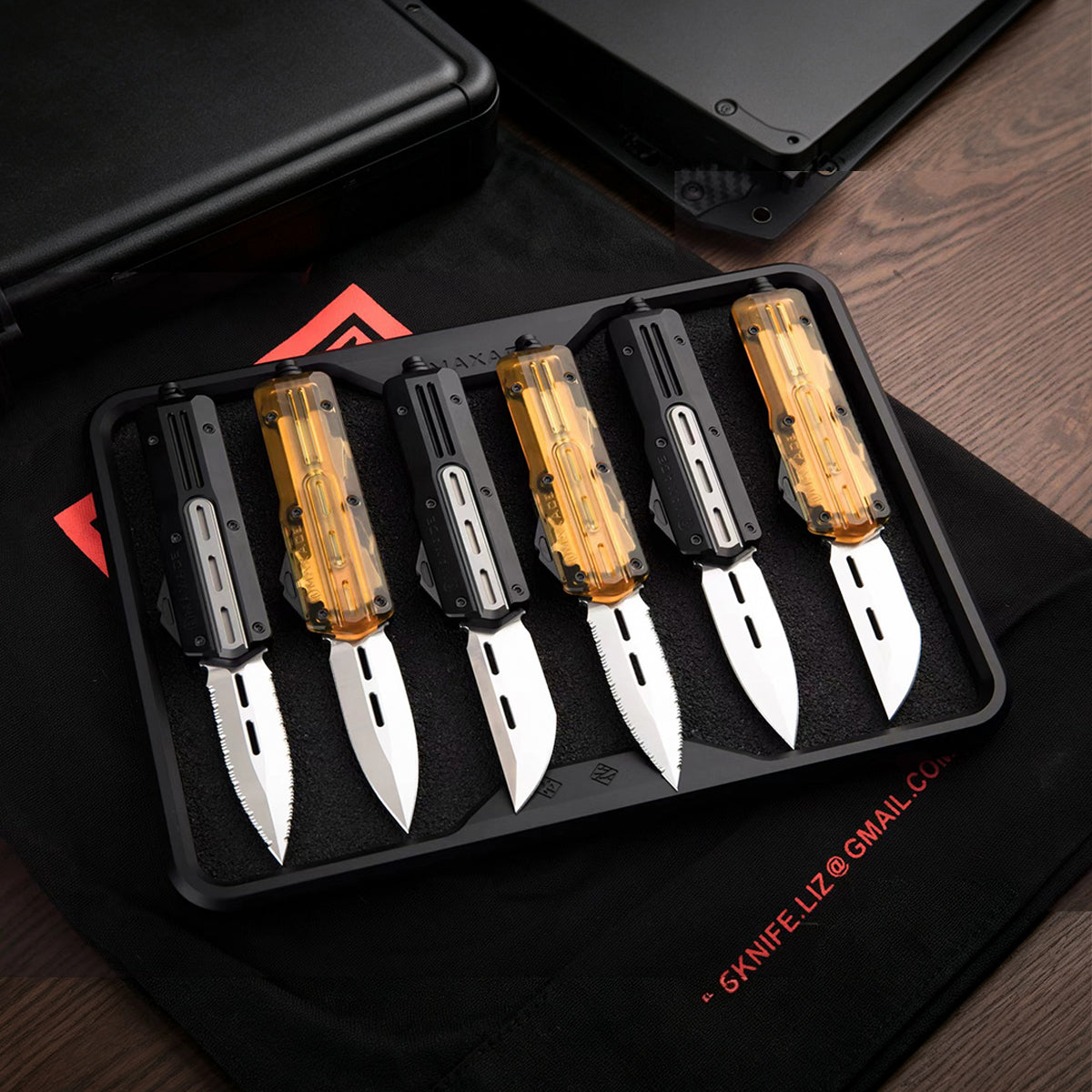 Uranus2 OTF Aluminum handle Ultem handle Zero Blade Play