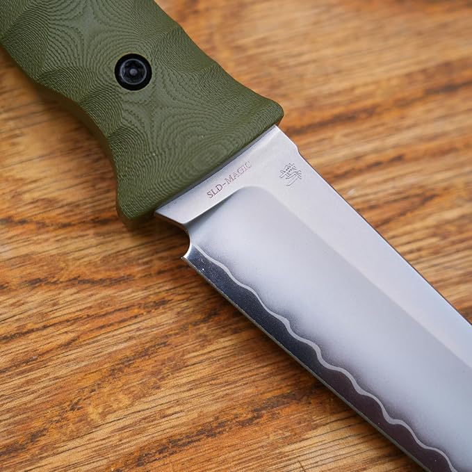 Kick Stop Chop Plus 3.74" SLD-Magic Blade G10 Flipper opener Outdoor Folding Knife, Japanese-Style Tanto Blade (Blake)