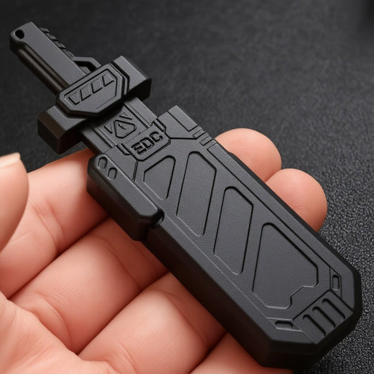 EDC MOT saw Sword Crack Pressure card-pushing mechanical portable high-end metal toy Trendy play stress-relieving fidget Spinner