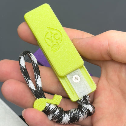 edc Stress-relieving Toy, three-tone scale Dingding Push Card, high and low pitch mechanical dense papa Stress-relieving magic tool, hand play piece