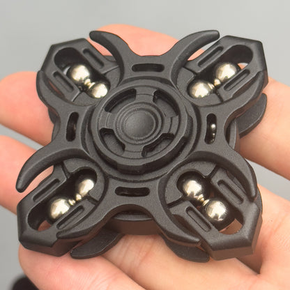 edc Stress-relieving Toy: Divine Oracle Fingertip Gyroscope Tuning Fork in Collaboration with Divine Realm Alloy Hand Play Piece, a cutting-edge black technology