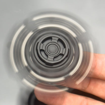 edc Stress-relieving Toy: Divine Oracle Fingertip Gyroscope Tuning Fork in Collaboration with Divine Realm Alloy Hand Play Piece, a cutting-edge black technology