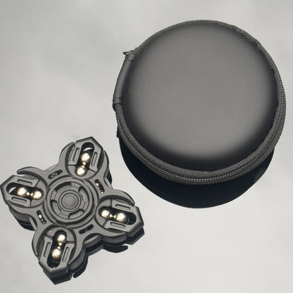 edc Stress-relieving Toy: Divine Oracle Fingertip Gyroscope Tuning Fork in Collaboration with Divine Realm Alloy Hand Play Piece, a cutting-edge black technology