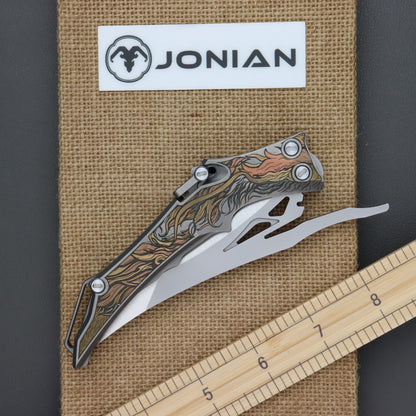 MUNDUS Dragon Slice Engraved handle