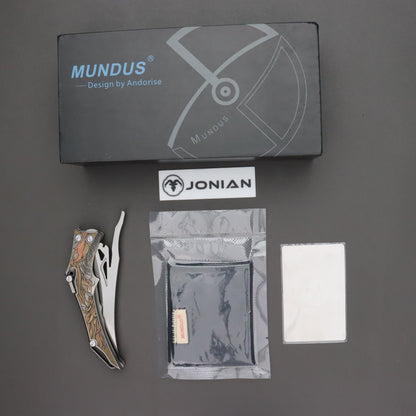 MUNDUS Dragon Slice Engraved handle