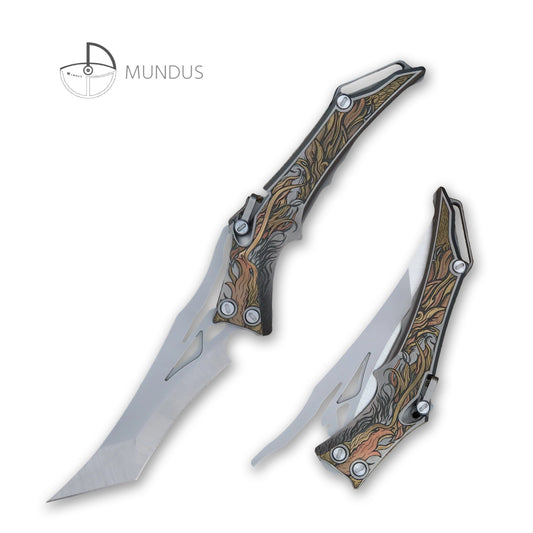 MUNDUS Dragon Slice Engraved handle
