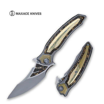 Maxace Rhino Copper Damascus