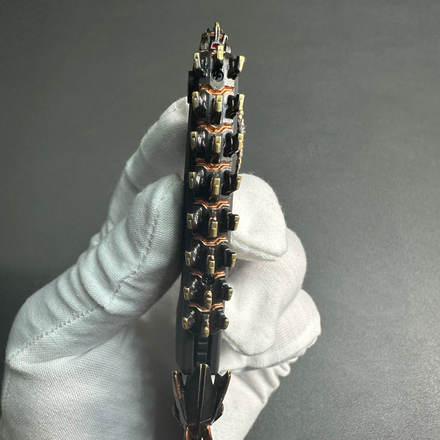 Gecko VIP exclusive version Blade Show custom limited black gold backspacer
