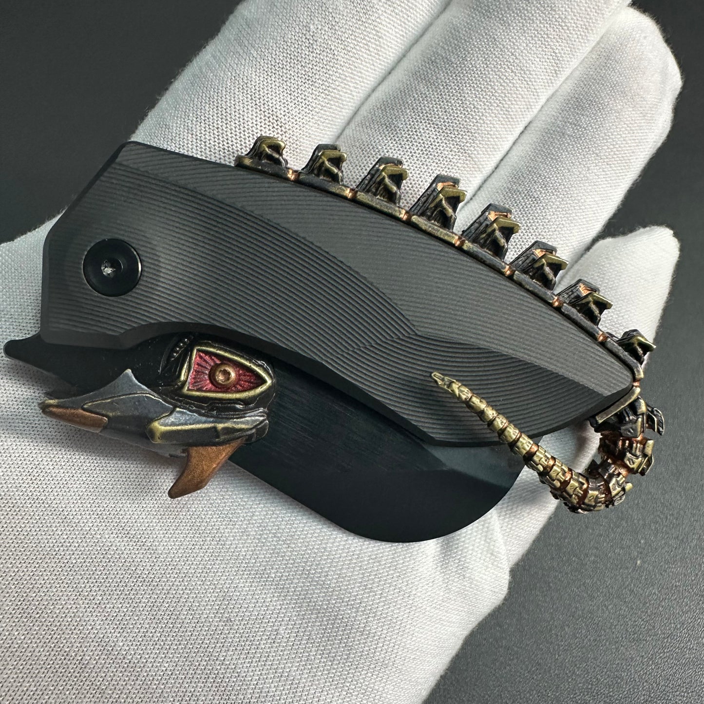 Gecko VIP exclusive version Blade Show custom limited black gold backspacer