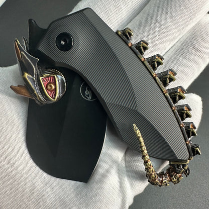 Gecko VIP exclusive version Blade Show custom limited black gold backspacer