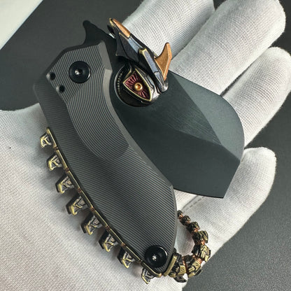Gecko VIP exclusive version Blade Show custom limited black gold backspacer