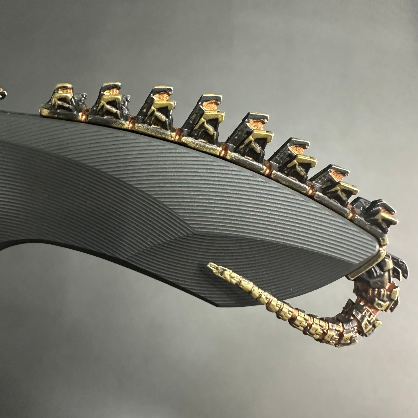 Gecko VIP exclusive version Blade Show custom limited black gold backspacer