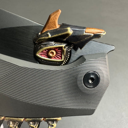 Gecko VIP exclusive version Blade Show custom limited black gold backspacer