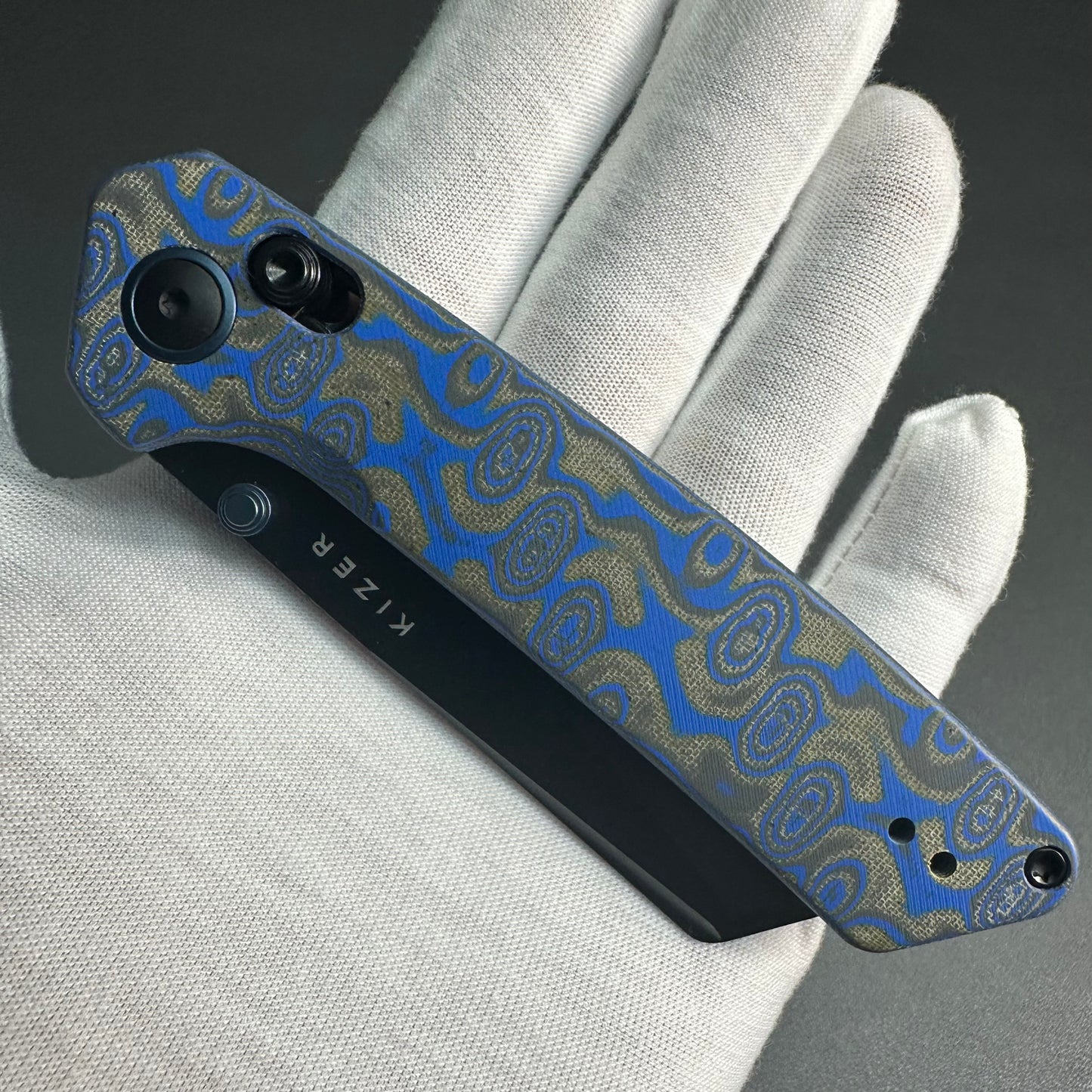 Kizer Daramc Nitro-V blade steel micarta scales