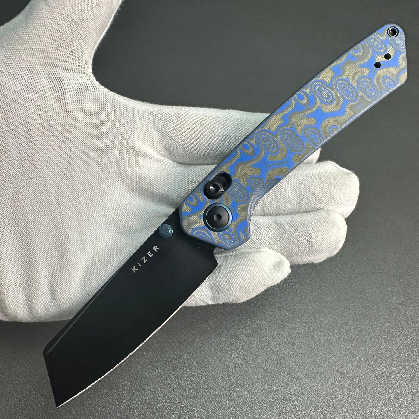 Kizer Daramc Nitro-V blade steel micarta scales
