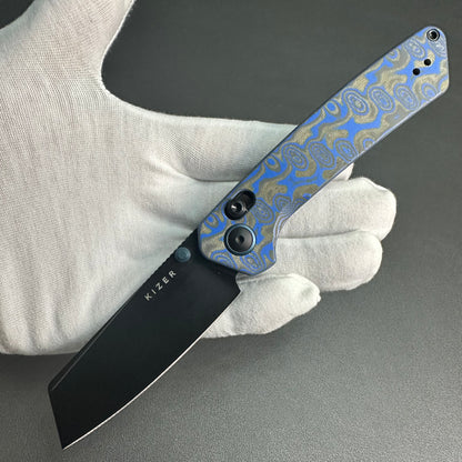 Kizer Daramc Nitro-V blade steel micarta scales