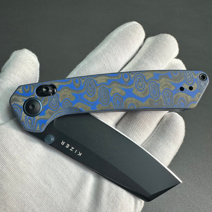Kizer Daramc Nitro-V blade steel micarta scales