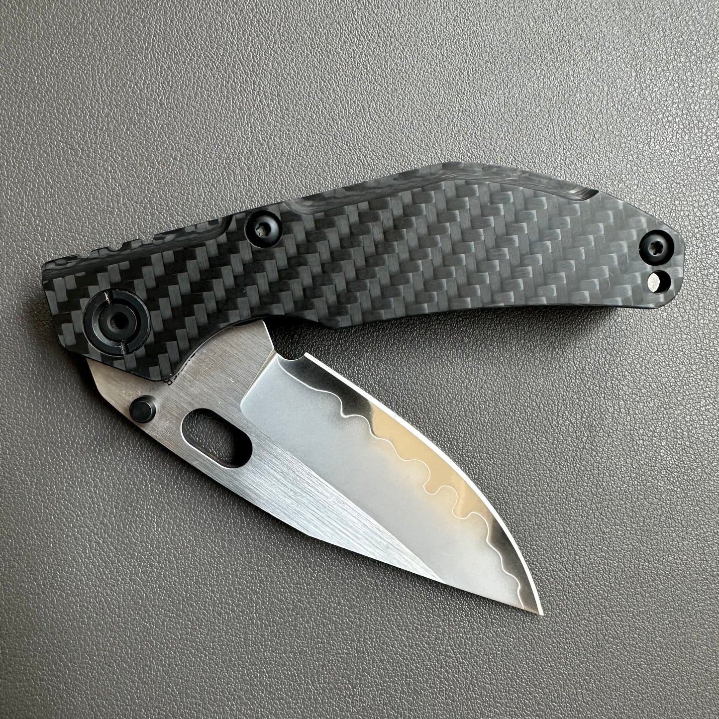 north mountain blade duane dwyer carbon fiber scales strider design BBNM