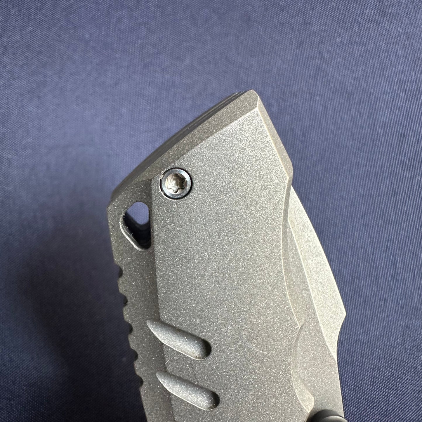SANGYUTOU Fat Snow Titanium handle M390 blade steel micro folding knife