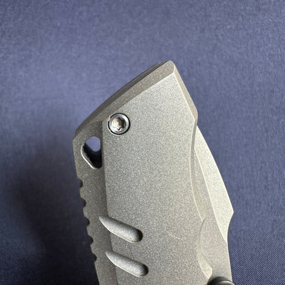 SANGYUTOU Fat Snow Titanium handle M390 blade steel micro folding knife