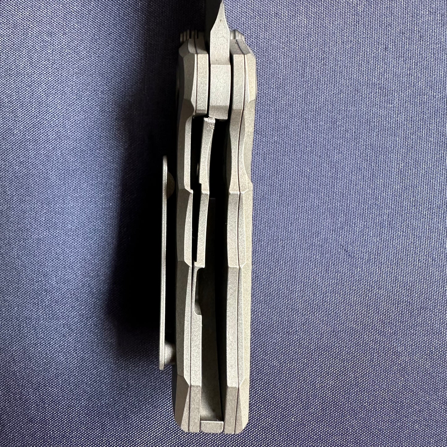 SANGYUTOU Fat Snow Titanium handle M390 blade steel micro folding knife