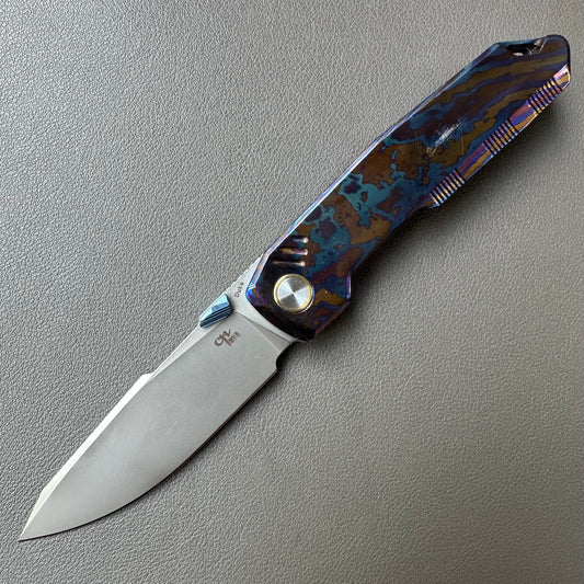Chen Ziping CHduke "Duke" Timascus — 8/10 condition, knife only.
