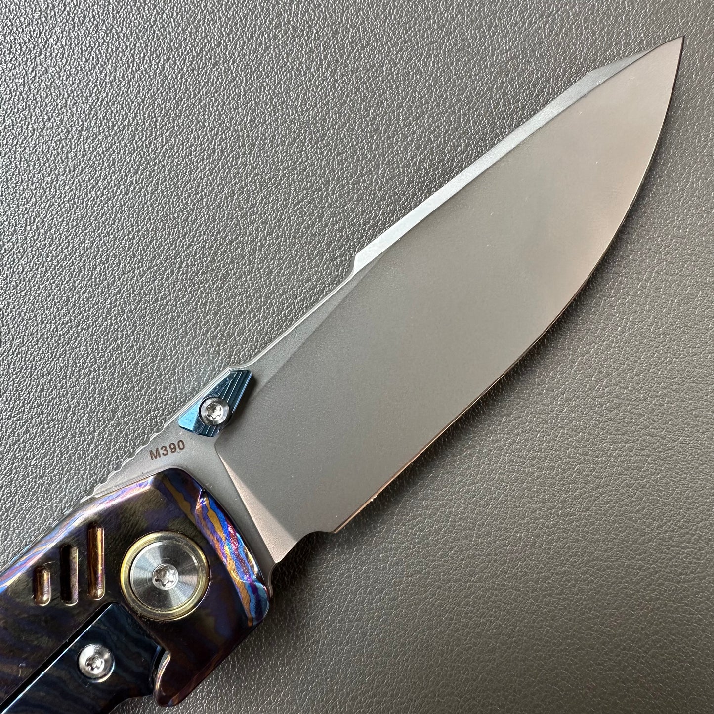 Chen Ziping CHduke "Duke" Timascus — 8/10 condition, knife only.