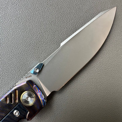 Chen Ziping CHduke "Duke" Timascus — 8/10 condition, knife only.