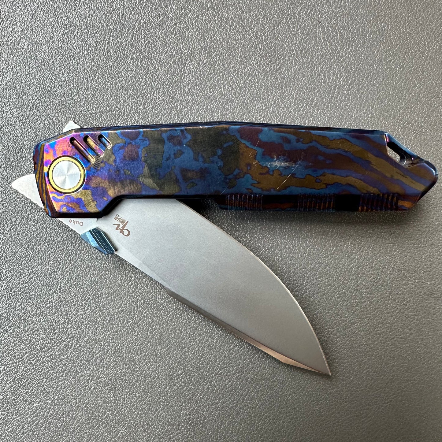 Chen Ziping CHduke "Duke" Timascus — 8/10 condition, knife only.