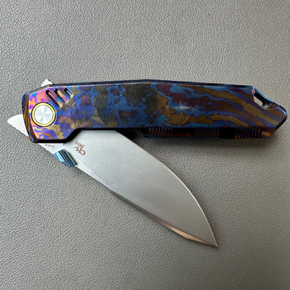 Chen Ziping CHduke "Duke" Timascus — 8/10 condition, knife only.