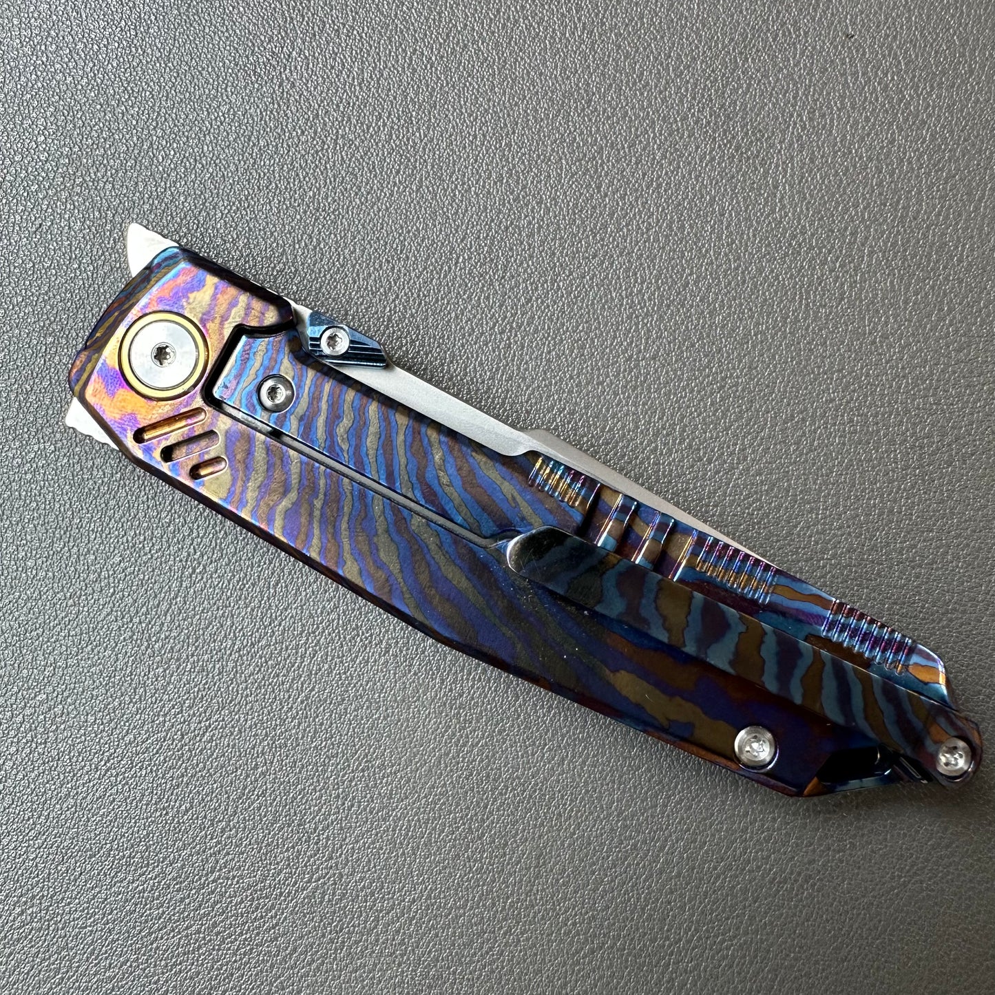Chen Ziping CHduke "Duke" Timascus — 8/10 condition, knife only.