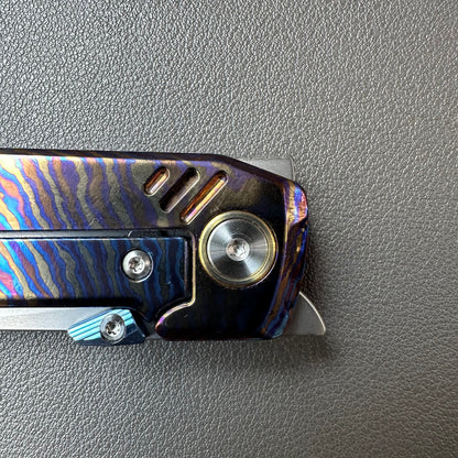 Chen Ziping CHduke "Duke" Timascus — 8/10 condition, knife only.