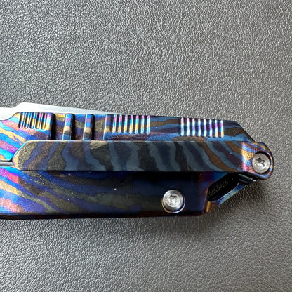 Chen Ziping CHduke "Duke" Timascus — 8/10 condition, knife only.