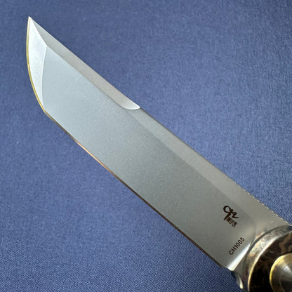 Chen Ziping CH1005 Lightning Strike Timascus — 8/10, knife only.