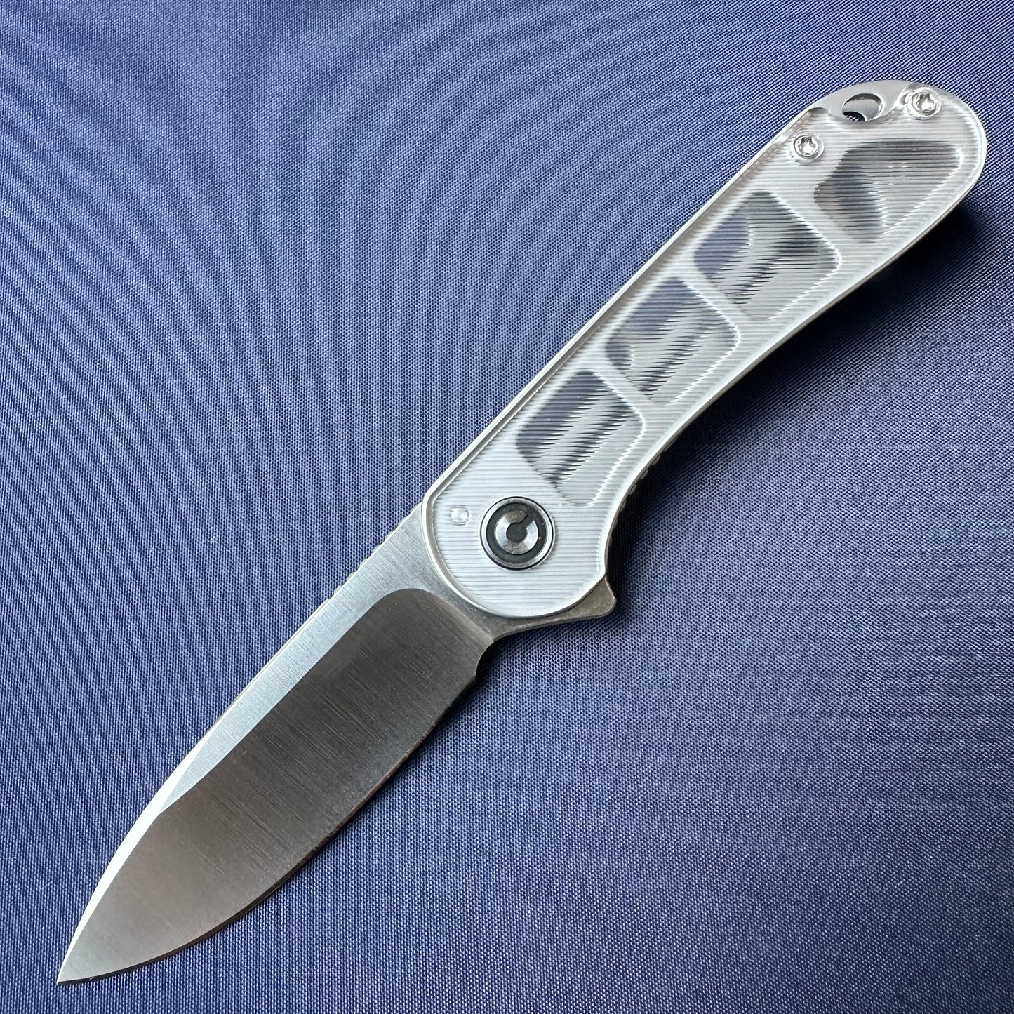 CIVIVI Elementum Flipper Knife Lexan Handle (2.96" D2 Blade) C907A-7