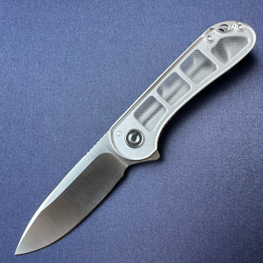 CIVIVI Elementum Flipper Knife Lexan Handle (2.96" D2 Blade) C907A-7