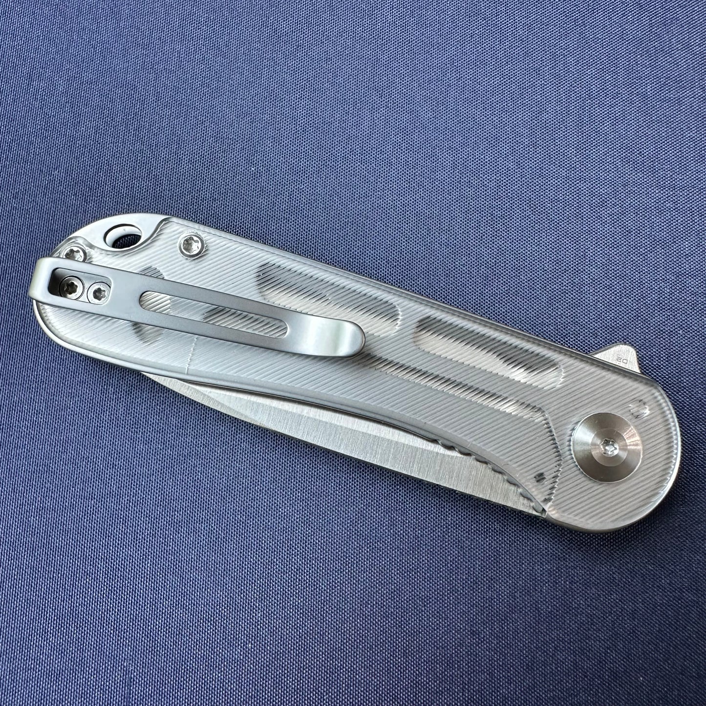 CIVIVI Elementum Flipper Knife Lexan Handle (2.96" D2 Blade) C907A-7