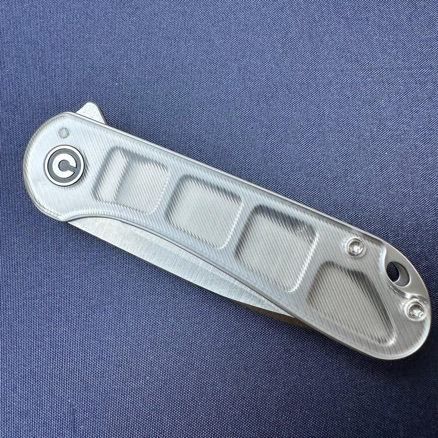 CIVIVI Elementum Flipper Knife Lexan Handle (2.96" D2 Blade) C907A-7