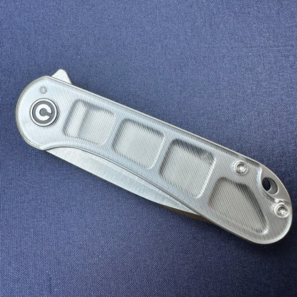 CIVIVI Elementum Flipper Knife Lexan Handle (2.96" D2 Blade) C907A-7