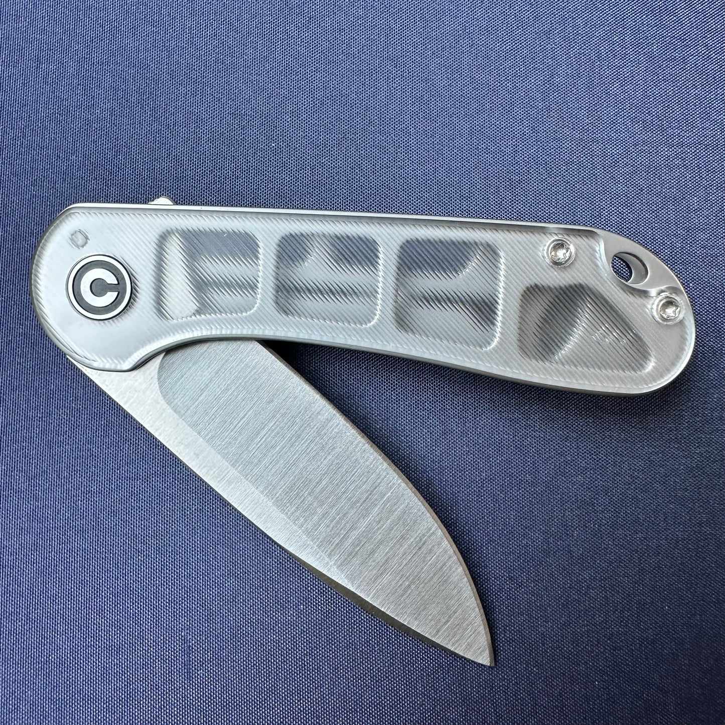 CIVIVI Elementum Flipper Knife Lexan Handle (2.96" D2 Blade) C907A-7