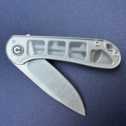CIVIVI Elementum Flipper Knife Lexan Handle (2.96" D2 Blade) C907A-7