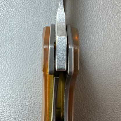 SRM 14C28N steel Ultem handle stone wash finish  — 8/10, knife only.