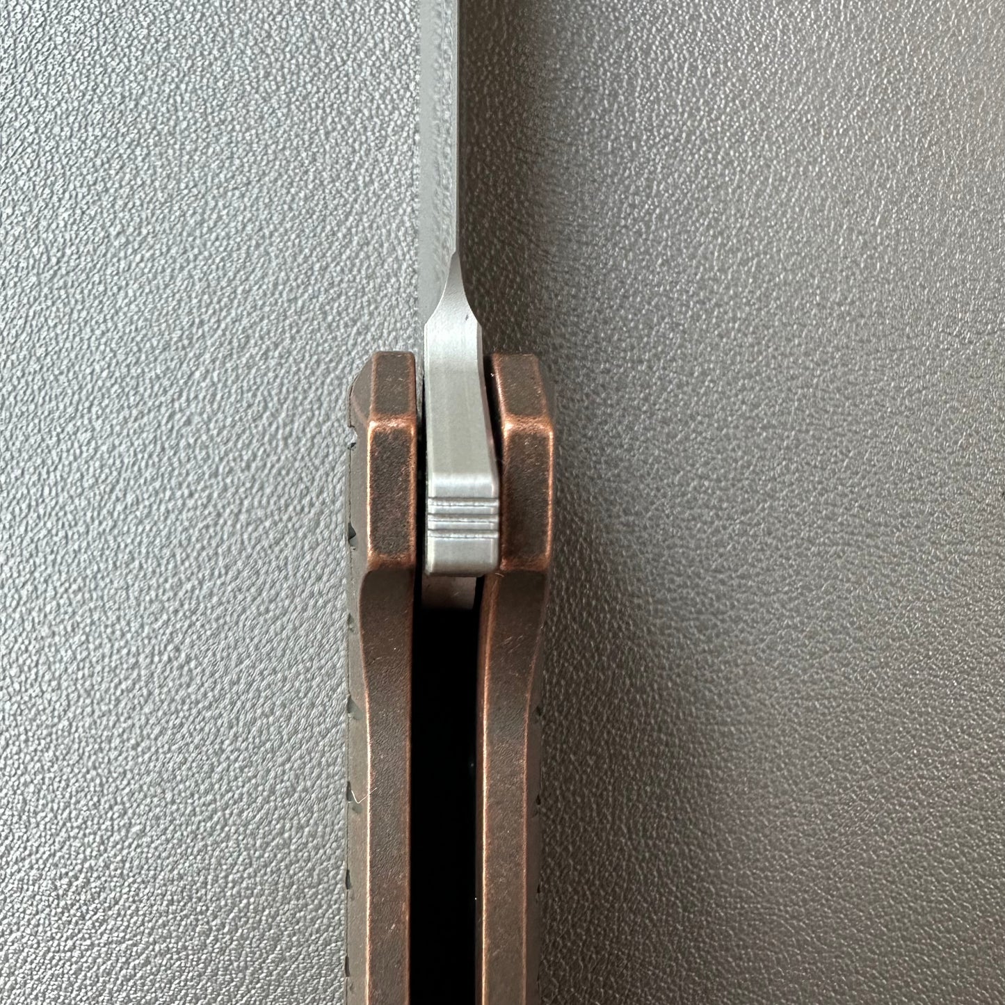 Chop2 copper handle flipper tab SLD-Magic steel button lock