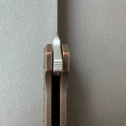 Chop2 copper handle flipper tab SLD-Magic steel button lock