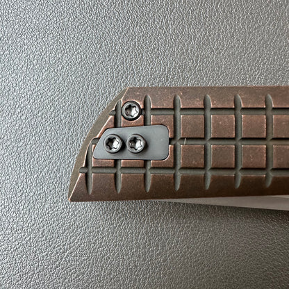Chop2 copper handle flipper tab SLD-Magic steel button lock
