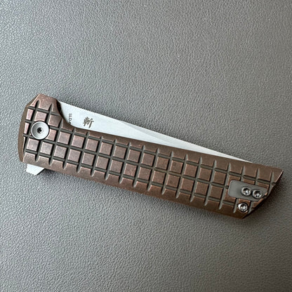 Chop2 copper handle flipper tab SLD-Magic steel button lock