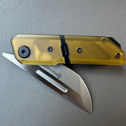 Maxace Capsule2 Ultem scales CPM-Magnacut steel