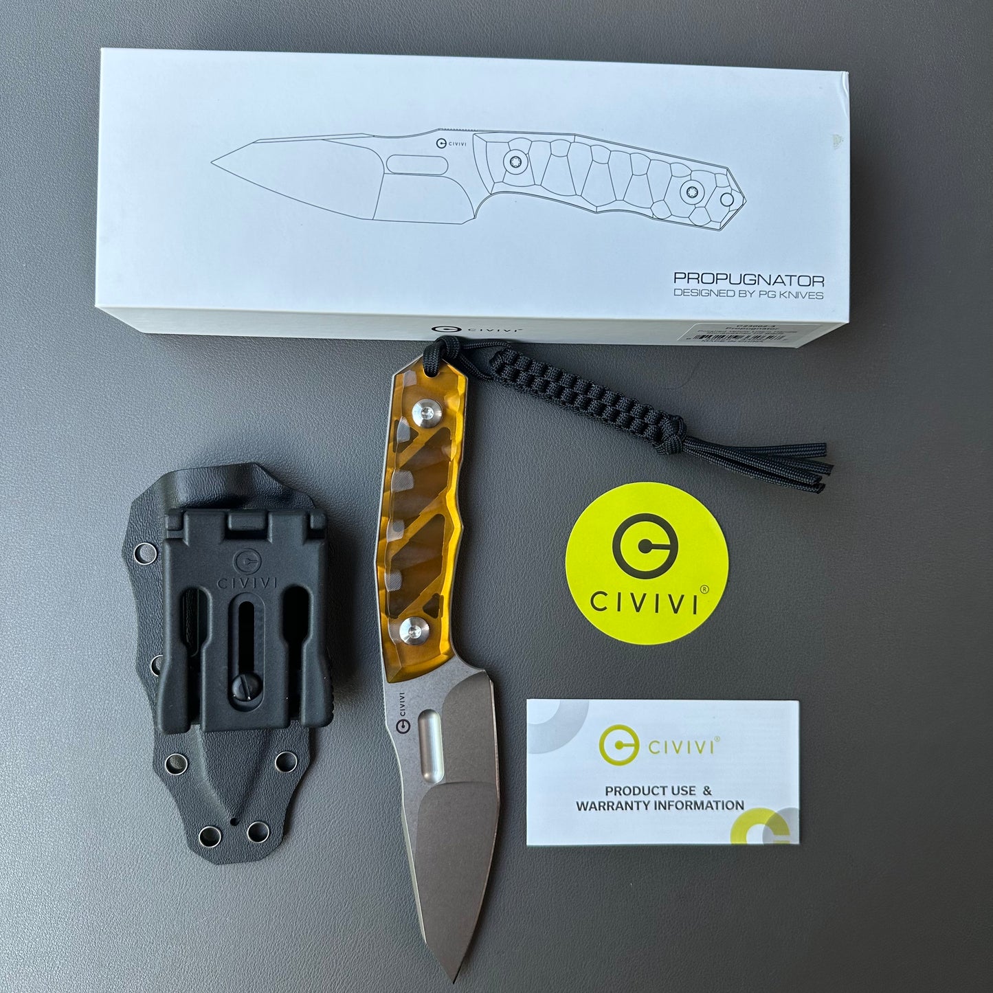 CIVIVI Propugnator C23002 D2 Steel Fixed Blade