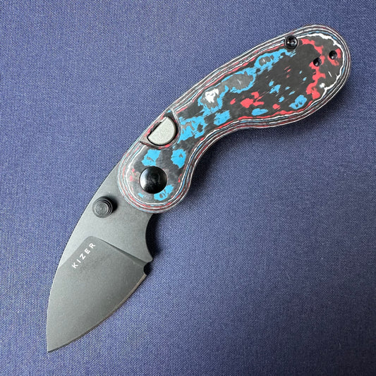 Kizer Microbe Fat Carbon Fiber handle M390